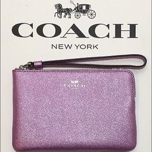 1 Day Sale Coach Metallic Lilac